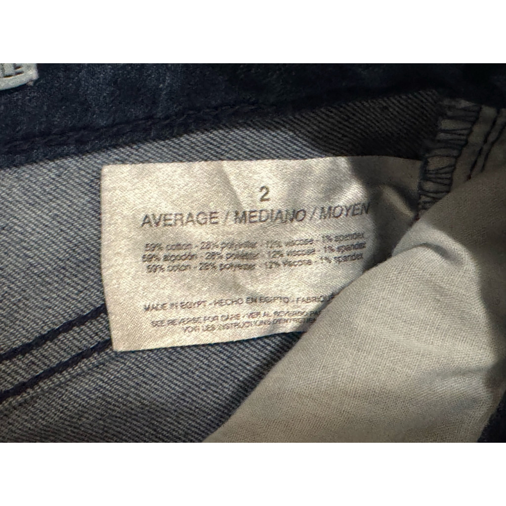 Nine West Women’s High Rise Straight Ankle Distressed Stretch Denim jeans Sz 2 - Picture 6 of 6